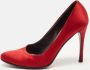 Prada Vintage Pre-owned Satin heels Red Dames - Thumbnail 2