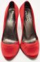 Prada Vintage Pre-owned Satin heels Red Dames - Thumbnail 3