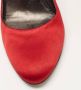 Prada Vintage Pre-owned Satin heels Red Dames - Thumbnail 7