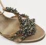 Prada Vintage Pre-owned Satin sandals Green Dames - Thumbnail 8