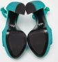 Prada Vintage Pre-owned Satin sandals Green Dames - Thumbnail 6