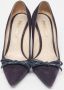 Prada Vintage Pre-owned Suede heels Blue Dames - Thumbnail 3