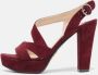 Prada Vintage Pre-owned Suede sandals Red Dames - Thumbnail 2