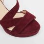 Prada Vintage Pre-owned Suede sandals Red Dames - Thumbnail 7