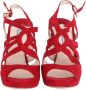 Prada Vintage Pre-owned Suede sandals Red Dames - Thumbnail 2