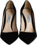 Prada Vintage Pre-owned Velvet heels Black Dames - Thumbnail 2