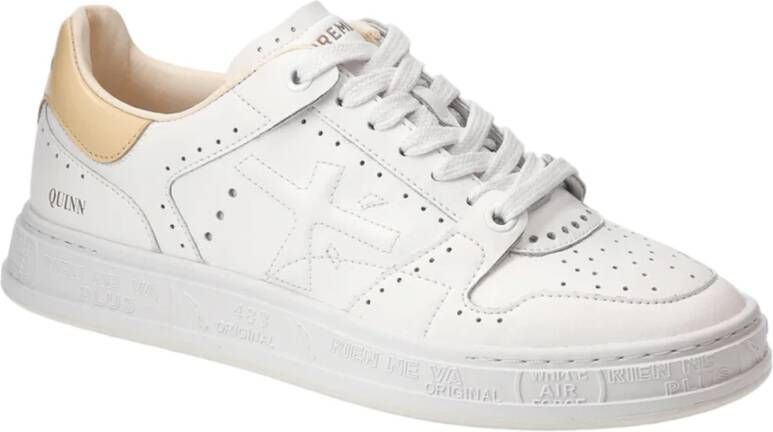 Premiata Vintage leren sneakers White Dames