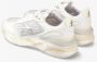 Premiata Witte Sneakers Ronde Neus Logo Patch White Dames - Thumbnail 19