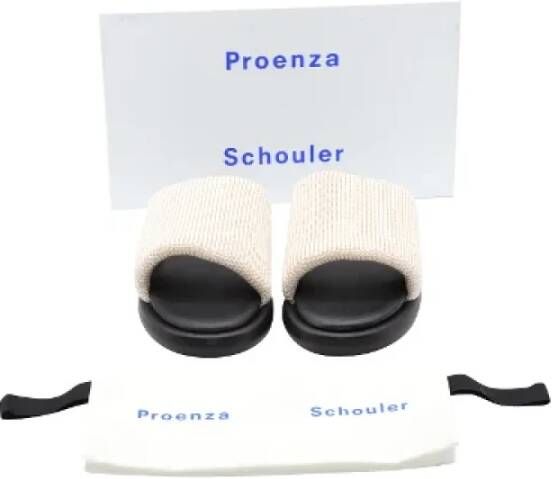 Proenza Schouler Pre-owned Leather sandals Beige Dames
