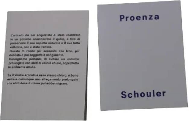 Proenza Schouler Pre-owned Suede flats Black Dames