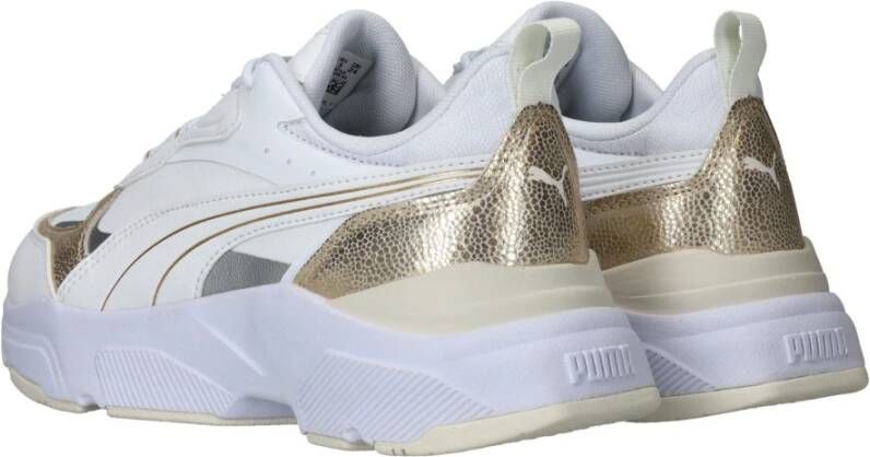 Puma Cassia Metallic Shine sneaker White Dames