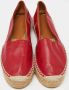 Ralph Lauren Pre-owned Leather flats Red Dames - Thumbnail 3