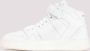 Saint Laurent Witte Leren Sneakers Ronde Neus White Heren - Thumbnail 2