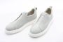 Santoni Sportieve Slip-On Sneaker Bianco Arancio Gray Heren - Thumbnail 3