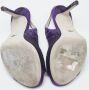 Sergio Rossi Pre-owned Fabric sandals Purple Dames - Thumbnail 6