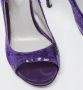 Sergio Rossi Pre-owned Fabric sandals Purple Dames - Thumbnail 7