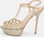 Sergio Rossi Pre-owned Fabric sandals Yellow Dames - Thumbnail 2
