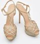 Sergio Rossi Pre-owned Fabric sandals Yellow Dames - Thumbnail 4
