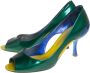 Sergio Rossi Pre-owned Leather heels Green Dames - Thumbnail 3