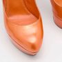 Sergio Rossi Pre-owned Leather heels Orange Dames - Thumbnail 7