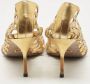 Sergio Rossi Pre-owned Leather heels Yellow Dames - Thumbnail 5