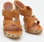 Sergio Rossi Pre-owned Leather sandals Brown Dames - Thumbnail 4