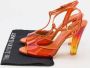 Sergio Rossi Pre-owned Leather sandals Orange Dames - Thumbnail 9
