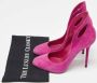 Sergio Rossi Pre-owned Suede heels Pink Dames - Thumbnail 9