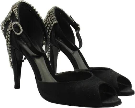 Sergio Rossi Pre-owned Suede sandals Black Dames