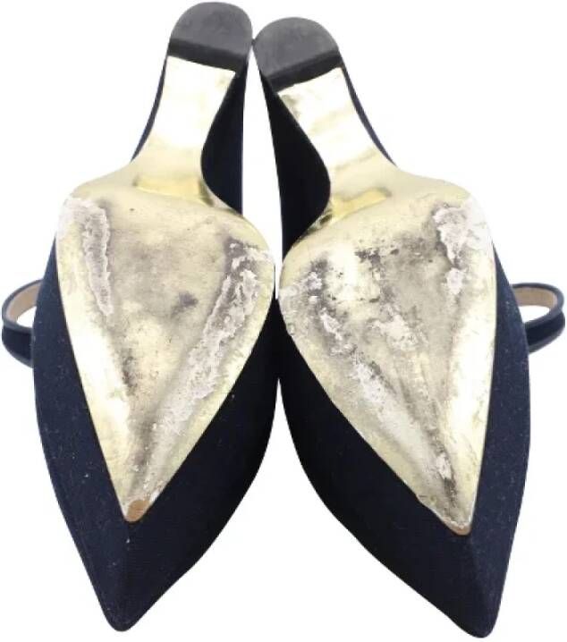 Stella McCartney Pre-owned Canvas sandals Blue Dames