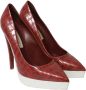 Stella McCartney Pre-owned Fabric heels Red Dames - Thumbnail 3