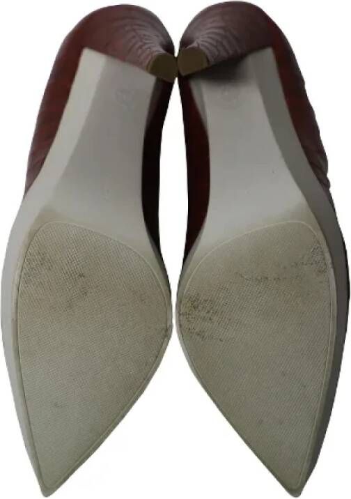 Stella McCartney Pre-owned Fabric heels Red Dames