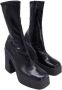 Stella McCartney Pre-owned Leather boots Black Dames - Thumbnail 3