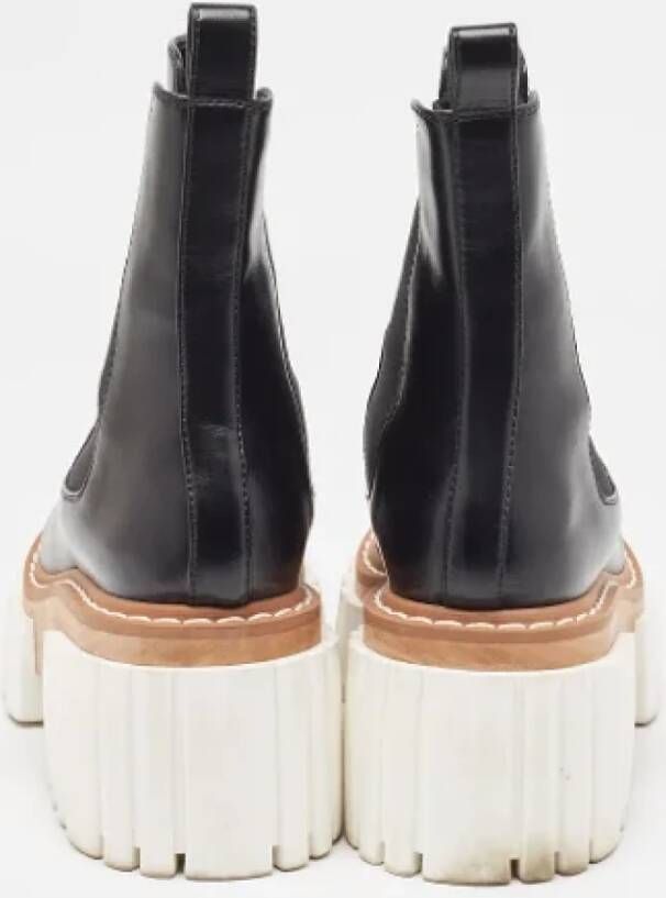 Stella McCartney Pre-owned Leather boots Black Dames