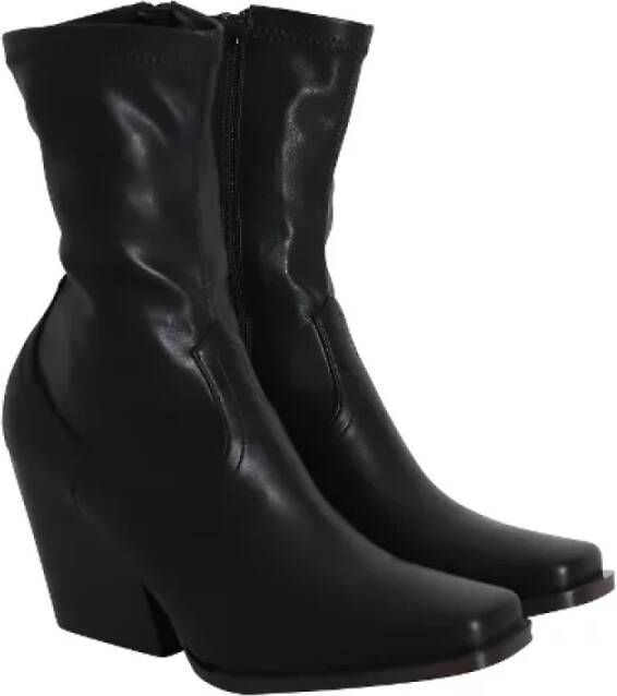 Stella McCartney Pre-owned Plastic boots Black Dames