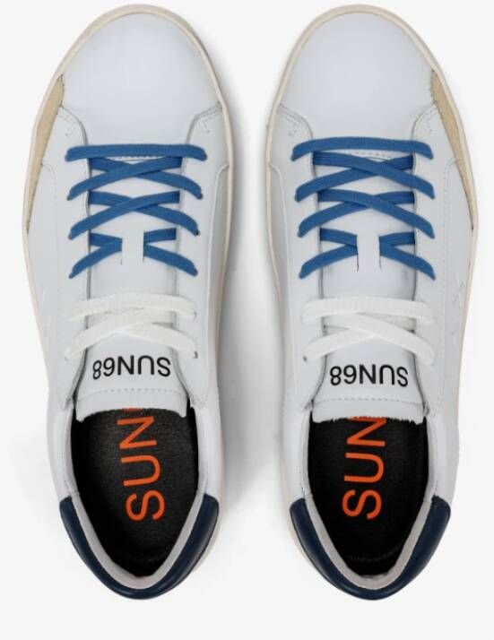 Sun68 Stijlvolle Sneakers voor Mannen White Heren