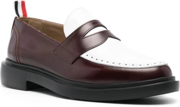 Thom Browne Loafers Red Heren