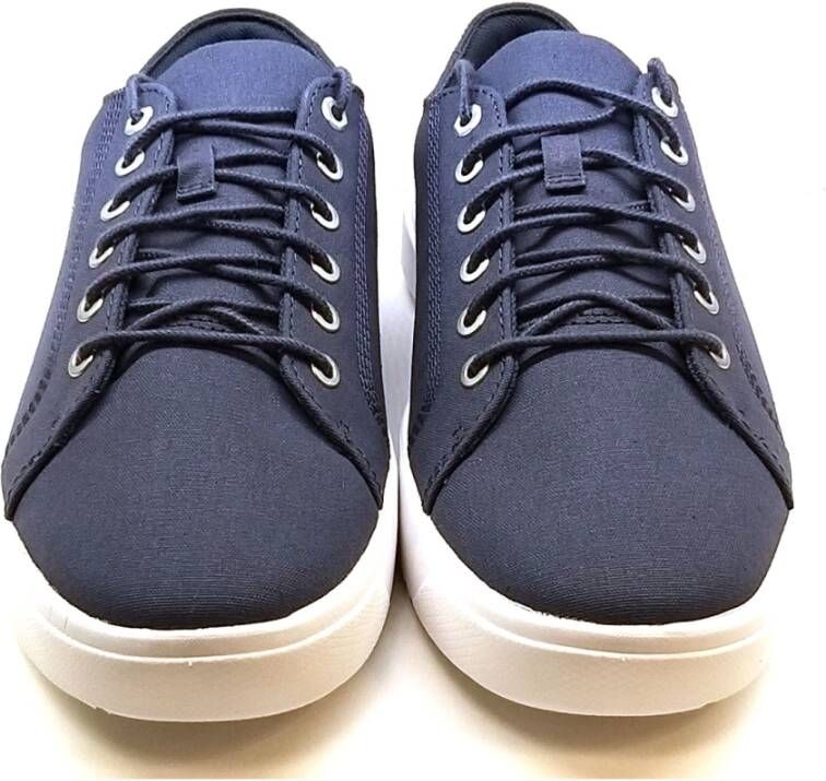 Timberland Navy White Slip-On Canvas Sneaker Blue Heren
