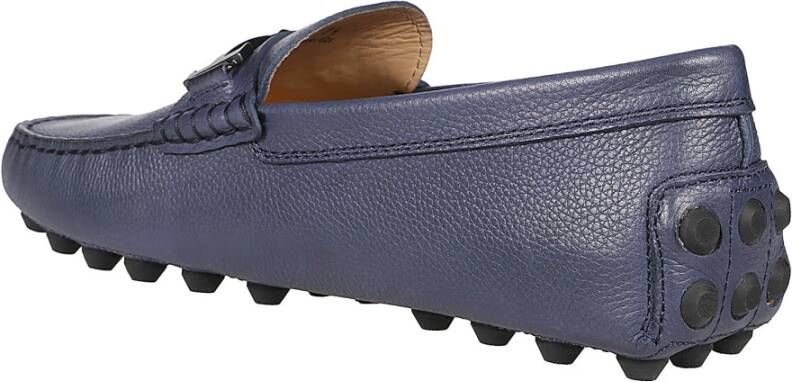 TOD'S Double T Loafers Blue Heren