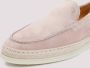 TOD'S Suede Leather Loafers Pink Dames - Thumbnail 4