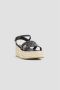 TOD'S Zwarte leren sleehak sandalen Kate stijl Black Dames - Thumbnail 3