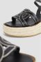 TOD'S Zwarte leren sleehak sandalen Kate stijl Black Dames - Thumbnail 5