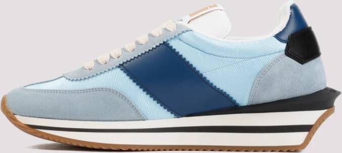 Tom Ford Blauwe Sneakers Ss24 Almond Toe Multicolor Heren