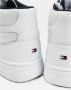 Tommy Hilfiger Lederen mand-stijl hoge sneakers White Heren - Thumbnail 3