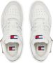 Tommy Jeans Witte Leren Platform Sneakers met Veters White Dames - Thumbnail 7