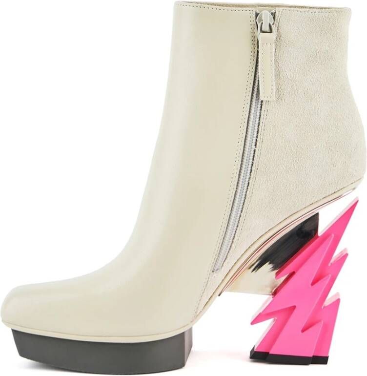 United Nude Glam Square Boot White Dames