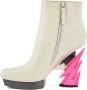 United Nude Glam Square Boot White Dames - Thumbnail 3