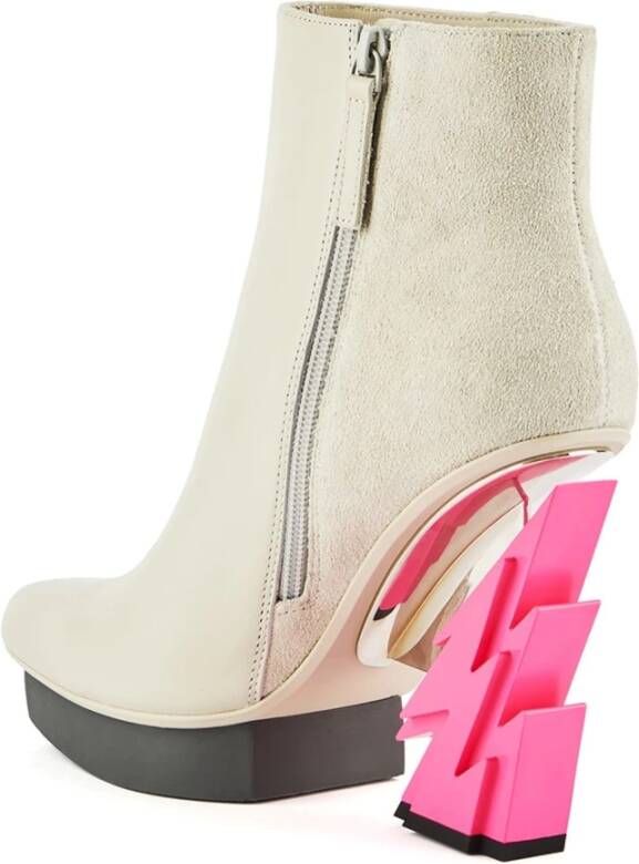 United Nude Glam Square Boot White Dames