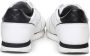 Valentino Studded Low-Top Sneakers in Wit Zwart White Heren - Thumbnail 7