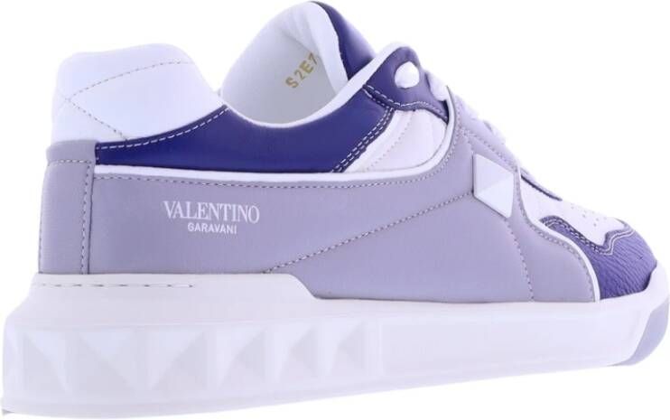 Valentino Garavani Iconische Leren Sneakers voor Heren Wit Heren